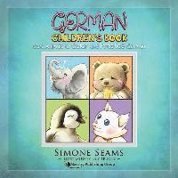 bokomslag German Children's Book: Cute Animals to Color and Practice German