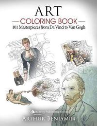 bokomslag Art Coloring Book: 101 Masterpieces from Da Vinci to Van Gogh