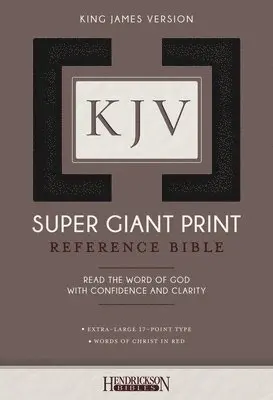 Hendrickson Bibles - KJV Super Giant Print Bible, Inbunden. Tillgänglighet: Lägg i varukorg
