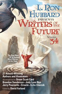 Orson Scott Card, L. Ron Hubbard, L Ron Hubbard, Vida Cruz, Darci Stone, Cole Hehr, Janey Bell, Eneasz Brodski, N R M Roshak, Diana Hart, Amy Henrie Gillett, Brandon Sanderson, Jody Lynn Nye, Orson Scott Card, Jerry Pournelle, Erik Bundy, Erin Cairns, Jonathan Ficke, Jeremy Tegrotenhuis, David Farland - Writers of the Future Volume 34, Häftad