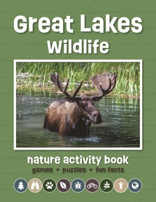 bokomslag Great Lakes Wildlife Nature Activity Book