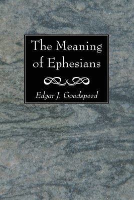 bokomslag The Meaning of Ephesians