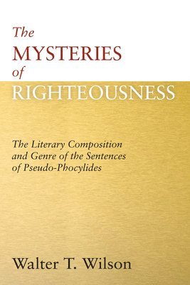 The Mysteries of Righteousness 1
