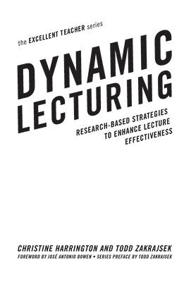 bokomslag Dynamic Lecturing