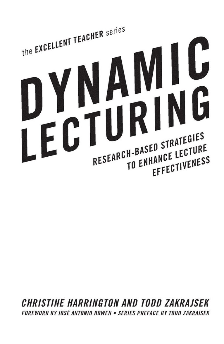 Dynamic Lecturing