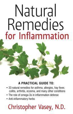 Christopher Vasey - Natural Remedies for Inflammation, Häftad