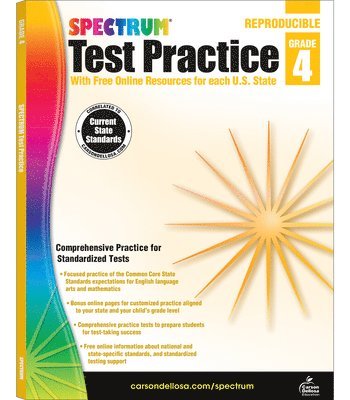 Spectrum, Carson Dellosa Education - Spectrum Test Practice, Grade 4: Volume 64, Häftad