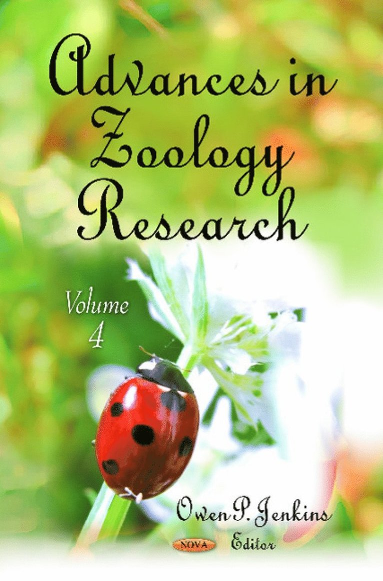 Owen P Jenkins - Advances in Zoology Research, Inbunden