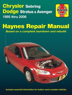 bokomslag Chrysler Sebring & Dodge Stratus/Avenger (95-06) Haynes Repair Manual (USA)