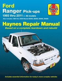 bokomslag Ford Ranger (1993-2011) & Mazda B2300/B2500/B3000/B4000 (1994-2009) Haynes Repair Manual (USA)
