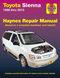 bokomslag Toyota Sienna 1998 Thru 2010 Haynes Repair Manual: All Models