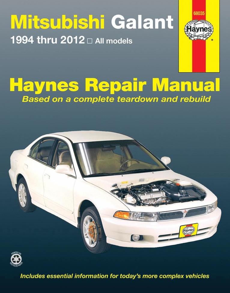 Haynes Publishing, Editors of Haynes Manuals - Mitsubishi Galant, Häftad