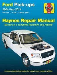 bokomslag Ford full-size petrol pick-ups F-150 2WD & 4WD (2004-2014) Haynes Repair Manual (USA)