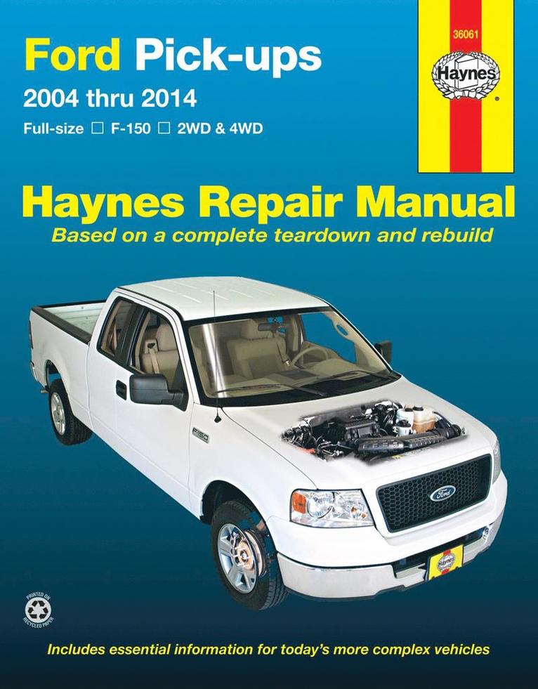Haynes Publishing, Editors of Haynes Manuals - Ford full-size petrol pick-ups F-150 2WD & 4WD (2004-2014) Haynes Repair Manual (USA), Häftad