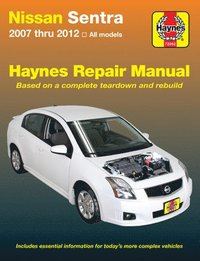 bokomslag Nissan Sentra all models from (2007-2012) Haynes Repair Manual (USA)