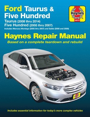 Ford Taurus (08-14) & Five Hundred (05-07) & Mercury Montego (05-07) & Sable (08-09) Haynes Repair Manual (USA) 1