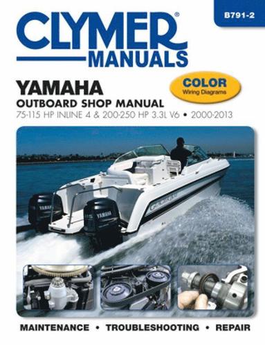 bokomslag Yamaha 75/115/200/225 HP 4-Stroke Outboards (2000-2004) Service Repair Manual