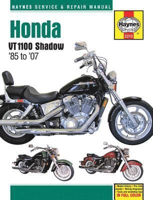 bokomslag Honda VT1100 Shadow (85-07) Haynes Repair Manual