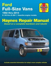 bokomslag Ford full-size E-150-E-350 petrol vans (1992-2014) Haynes Repair Manual (USA)