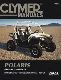 bokomslag Polaris RZR 800 Side By Side ATV UTV (2008-2014) Service Repair Manual