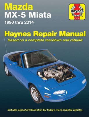 Mazda MX-5 Miata for Mazda MX-5 Miata models (1990-2014) Haynes Repair Manual (USA) 1