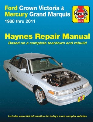 bokomslag Ford Crown Victoria & Mercury Grand Marquis (1988-2011) (Covers all fuel-injected models) Haynes Repair Manual (USA)