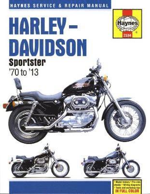 bokomslag Harley-Davidson Sportsters (70 - 13) Haynes Repair Manual