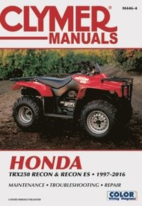 bokomslag Honda TRX250 Recon & Recon ES (1997-2016) Service Repair Manual