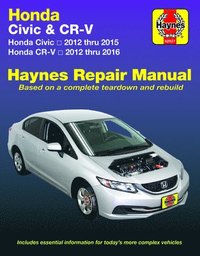 bokomslag Honda Civic (12-15) & CR-V (12-16) Haynes Manual (USA)