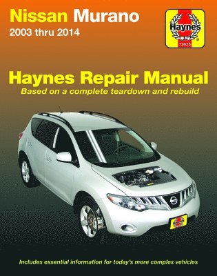 Haynes Publishing - Nissan Murano (03 - 14), Häftad
