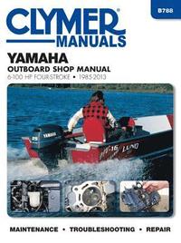 bokomslag Yamaha 6-100 Hp Clymer Outboard Motor Repair Manual