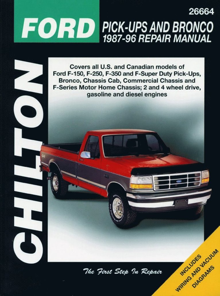 Haynes Publishing - Ford Pick-ups & Bronco ('80- '96) (Chilton), Häftad