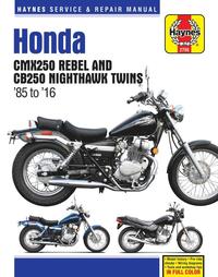 bokomslag Honda CMX250 Rebel & CB250 Nighthawk Twins (85-16)