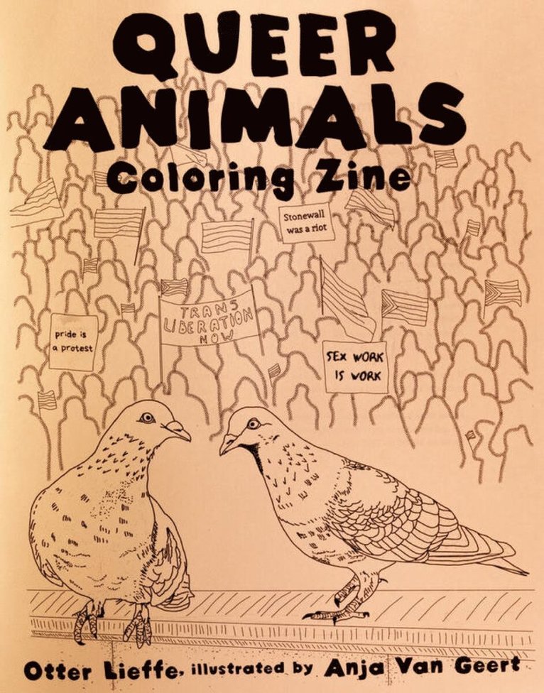 Otter Lieffe, Anja Van Geert, Kes Otter Lieffe, Anja Van Geert, Anja van Geert - Queer Animals Coloring Book, Häftad