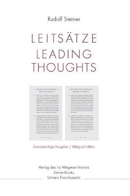 Rudolf Steiner, Thomas O'Keefe - Leitsatze - Leading Thoughts, Häftad