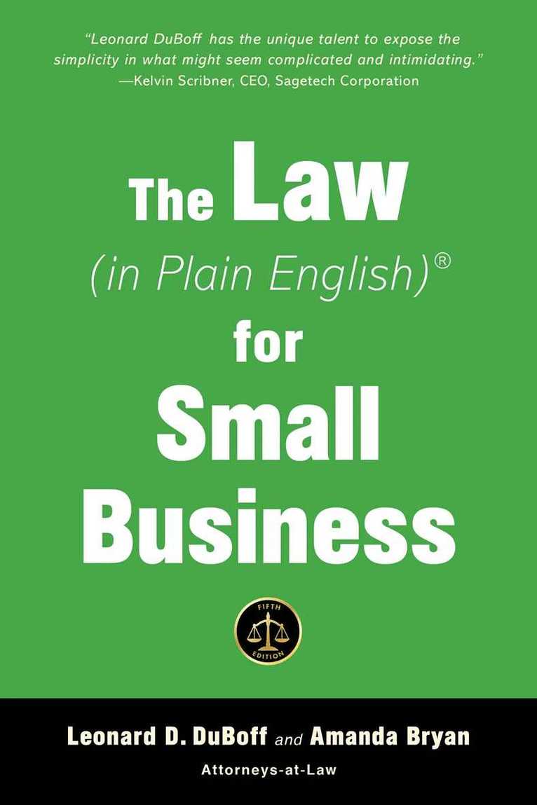 Law (in Plain English) for Small Business (Fifth Edition)