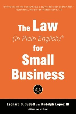 bokomslag The Law (in Plain English) for Small Business (Sixth Edition)