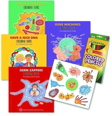 Enjoy Your Cells Series Coloring Books, 4-Book Gift Set 1