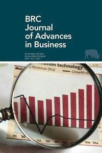 bokomslag Brc Journal of Advances in Business Volume 2, Number 1