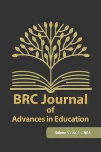 bokomslag BRC Journal of Advances in Education, Volume 3 Number 1