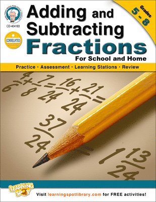 bokomslag Adding and Subtracting Fractions, Grades 5-8