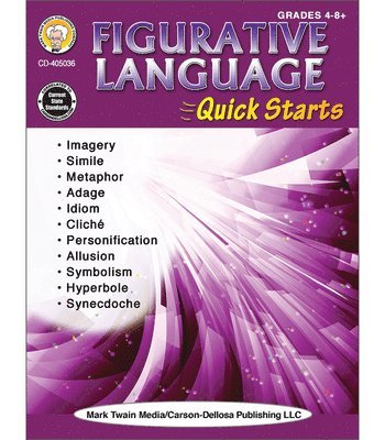 Figurative Language Quick Starts Workbook 1