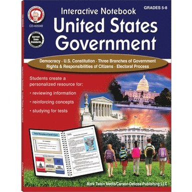 bokomslag Interactive Notebook: United States Government Resource Book, Grades 5 - 8