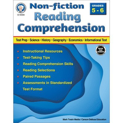 Nonfiction Reading Comprehension Workbook, Grades 5 - 6 1