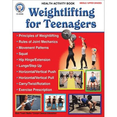 bokomslag Weightlifting for Teenagers Workbook, Grades 6 - 12