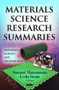 bokomslag Materials Science Research Summaries