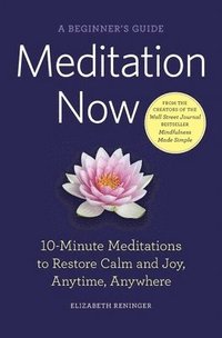 bokomslag Meditation Now: A Beginner's Guide: 10-Minute Meditations to Restore Calm and Joy, Anytime, Anywhere