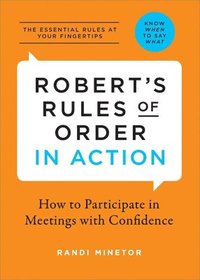 bokomslag Robert's Rules of Order in Action