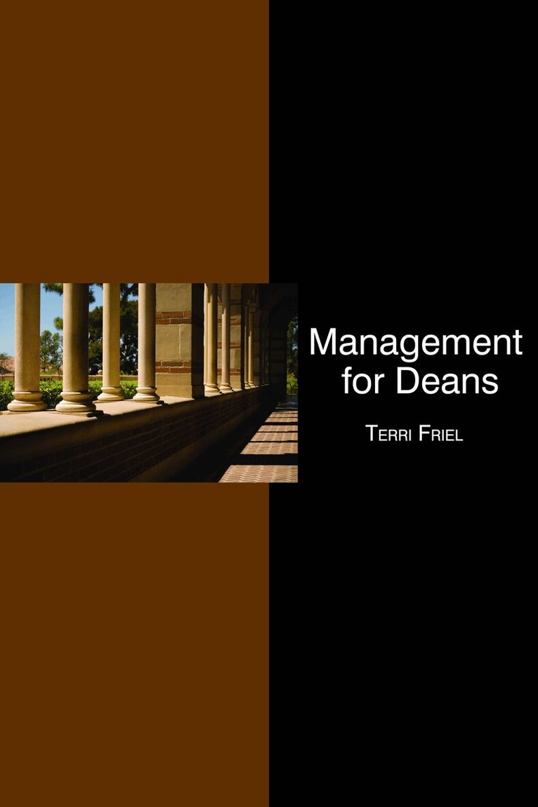 Terri Friel, Terri Friel - Management for Deans, Häftad