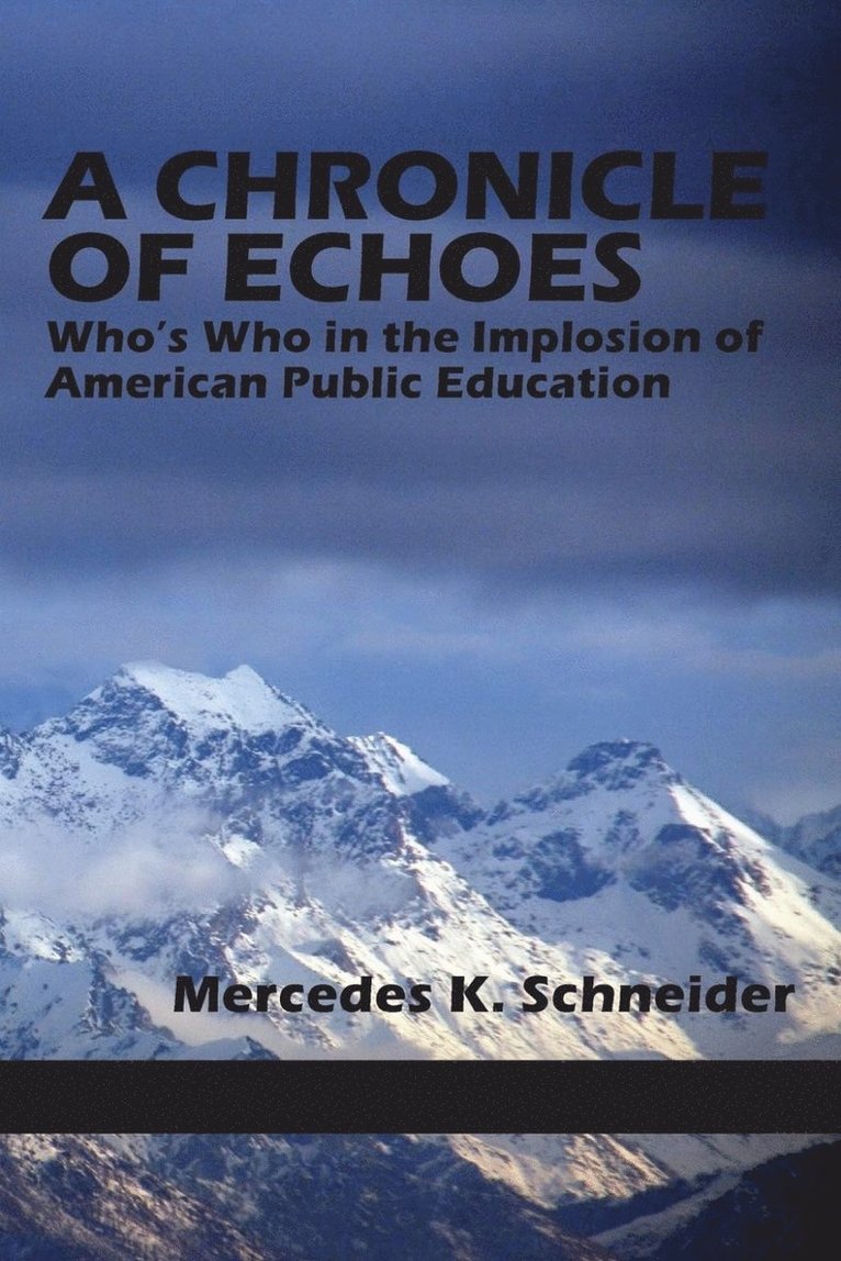 Mercedes K. Schneider - Chronicle of Echoes, Häftad